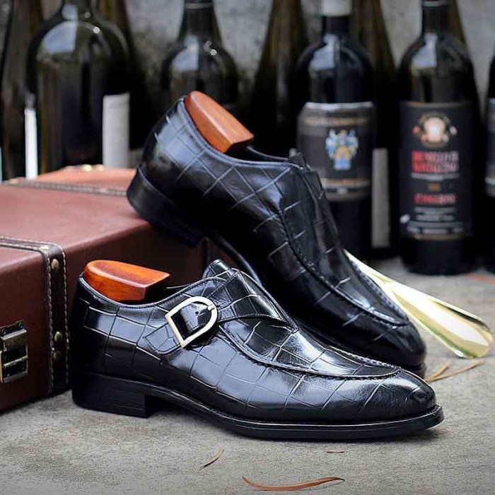 Mens buckle dress shoes