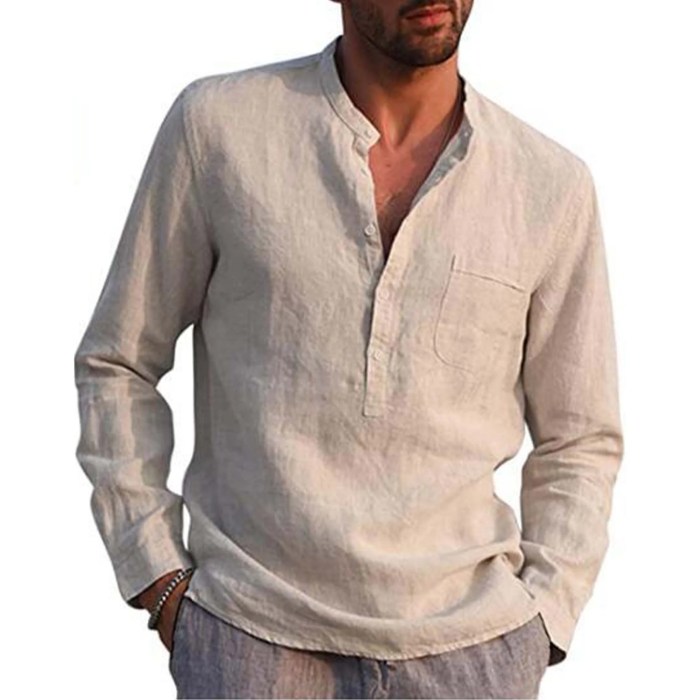 Mens dress linen shirts