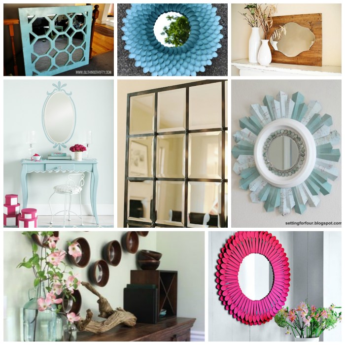 How to make mirror decoration