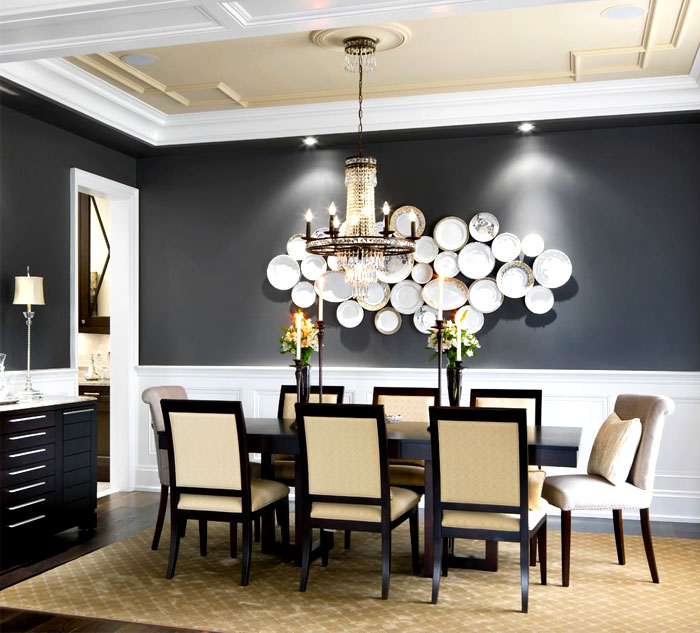 How to decorate dining room wall