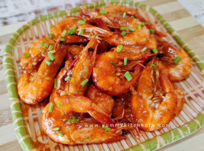 How to cook shrimp with ketchup filipino style