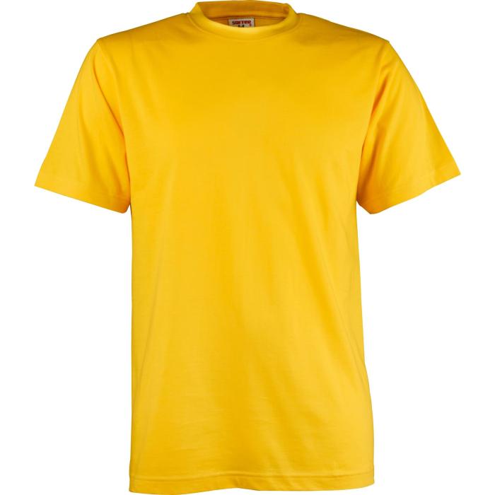 Bright yellow mens dress shirt